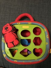 Melissa Doug K's Kids Take-Along Shape Sorter Carry Toy With 2-Sided Activity