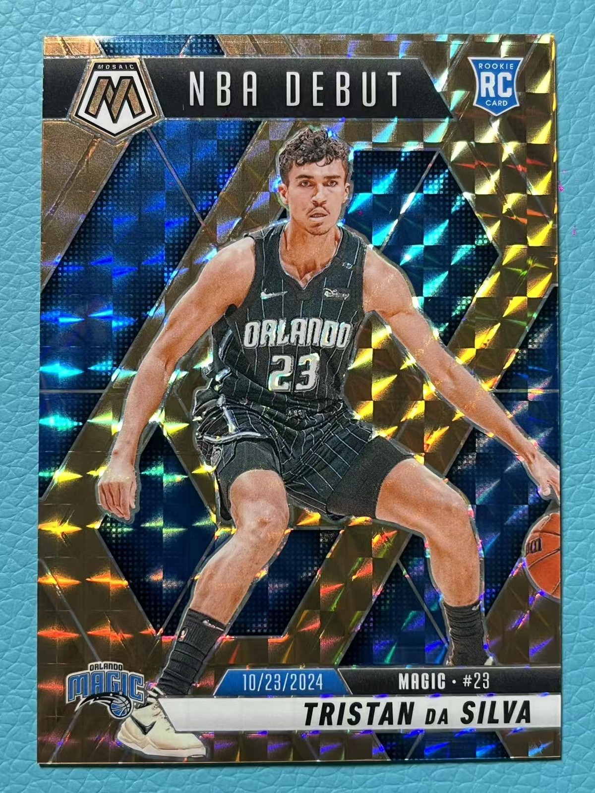 Tristan Da Silva 2024-25 Panini Mosaic 74/75 Bronze Genesis NBA Debut RC #266