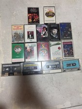Vintage christmas cassette tapes lot From 80s-90s Music