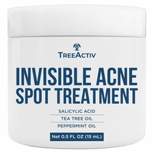 TreeActiv Invisible Acne Spot Treatment Salicylic Acid Tea Tree Oil 150 Uses