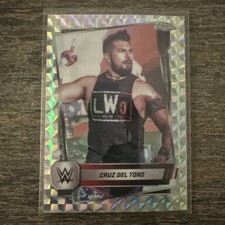 Cruz Del Toro 2025 Topps Chrome WWE Geometric Refractor #76