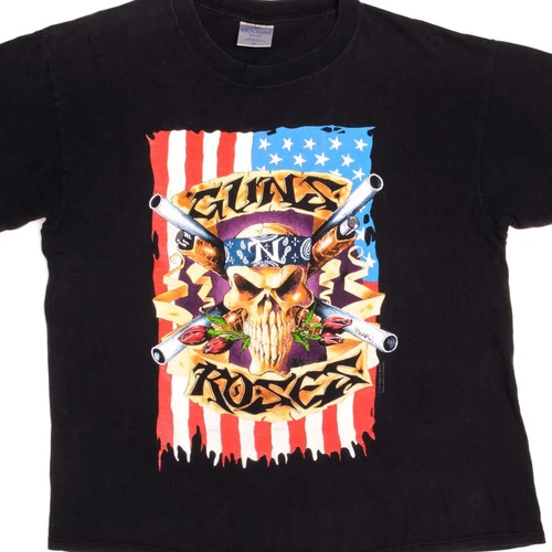 GUNS N' ROSES CONCERT TEE SHIRT SIZE LARGE MADE 1990s vintage concert t-shirt, vintage, size L, single stitch, B+ condition