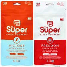 The Super Patch Company: Victory Patch  Freedom Patch Pack Of 30 Patches Each