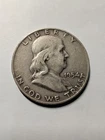 1954 50C Franklin Half Dollar