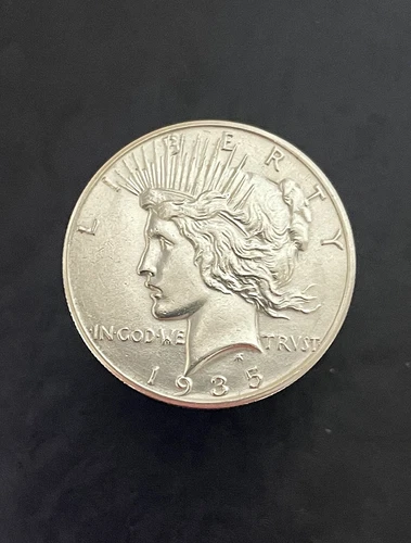 1935 Peace SILVER Dollar Uncirculated Satin Smooth Luster