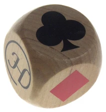 Trump Suit Marker Indicator 1.6" Euchre Bridge Pinochle Card Games Large Pips