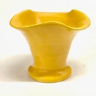 Bauer California Matt Carlton Small Ruffled Rim Vase