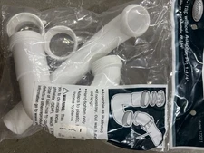 NEW IN PACKAGE - DURAPRO PLASTIC PLUMBING "P" TRAP 1 1/4" KIT - MPN 172011