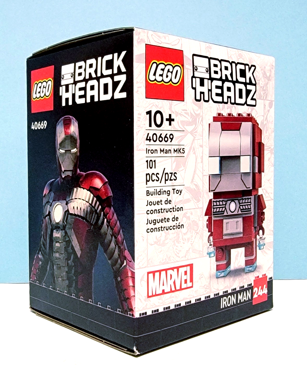 Lego BrickHeadz 40669 Iron Man MK5 Marvel Super Heroes | eBay