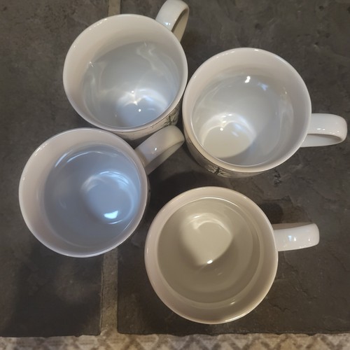 4 Potters Studio Pine Tree Mugs Beautiful Textured - Picture 6 of 7