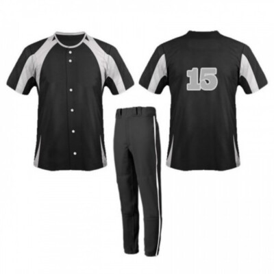 Custom Baseball Team Uniform Set (12pcs) Moisture-Wicking