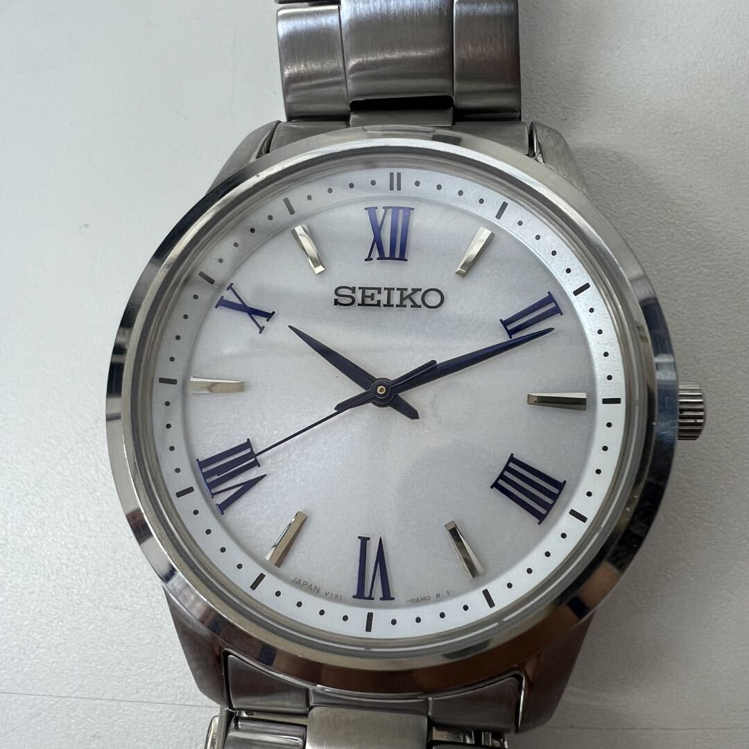 【箱付き美品】セイコー 腕時計 SBPL007 ソーラーバッテリー Seiko Selection Sbpl007 Analog Solar Men Reduced Price Seiko