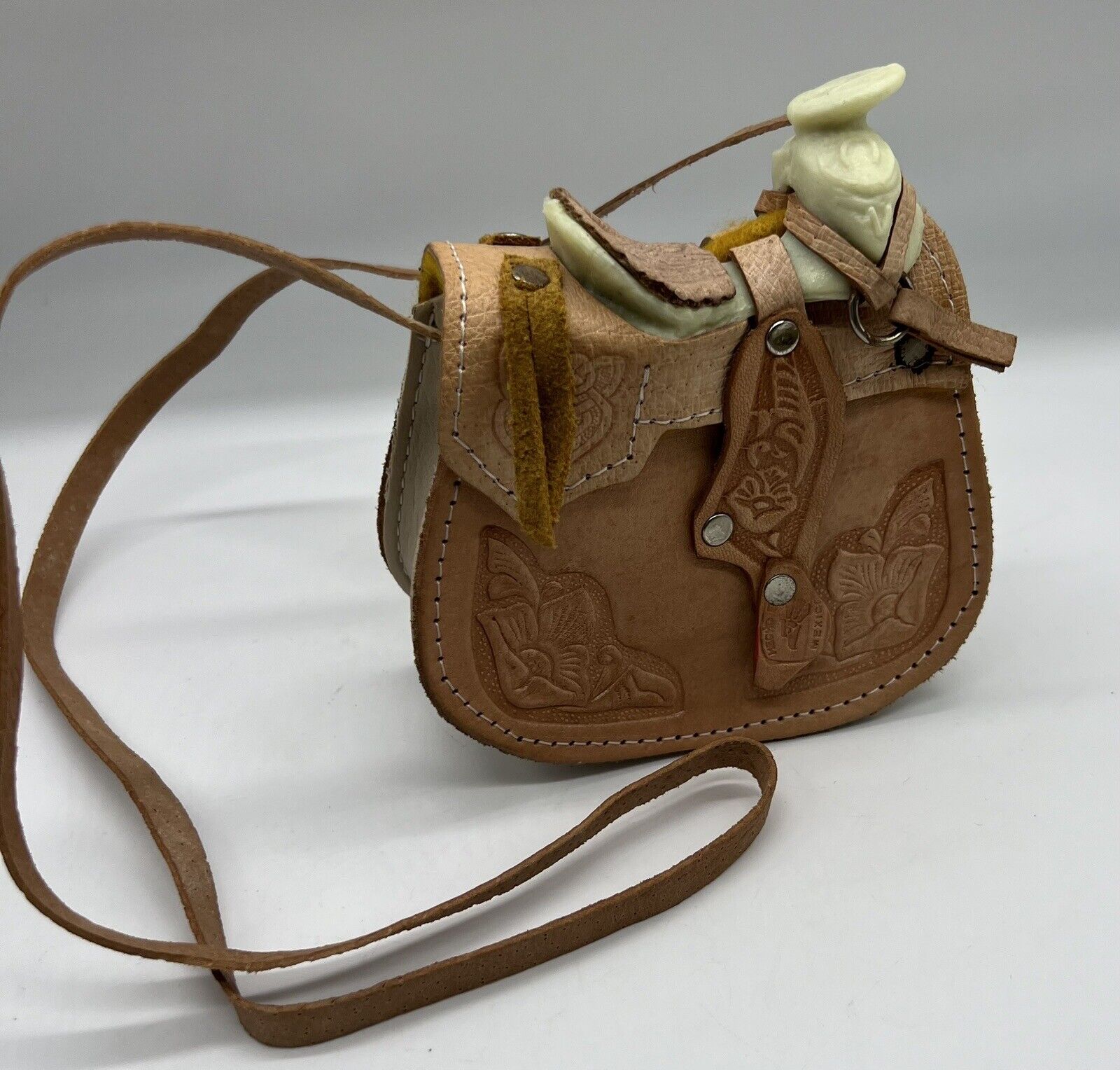 Mini Leather Cross Body Shoulder Bag Horse Cowgir… - image 1