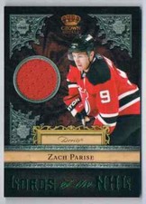 2011-12 PANINI CROWN ROYALE LORDS OF THE NHL ZACH PARISE JERSEY 1 COLOR NEW