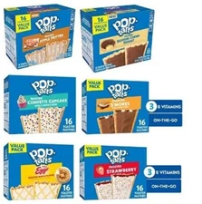 Pop Tarts Toaster Frosted Breakfast Snack Pastries 16 Count Pop-Tarts-Choose Box