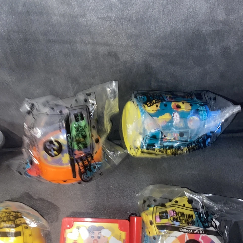 LOT OF 8 1998 Jack in The Box Kids Meal POCKET Toys HASBRO - Image 4 of 4