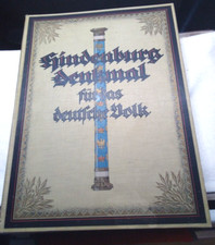 Alt Buch Hindenburg Denkmal für das Deutsche Volk Berlin 1922 -- 410 Seiten