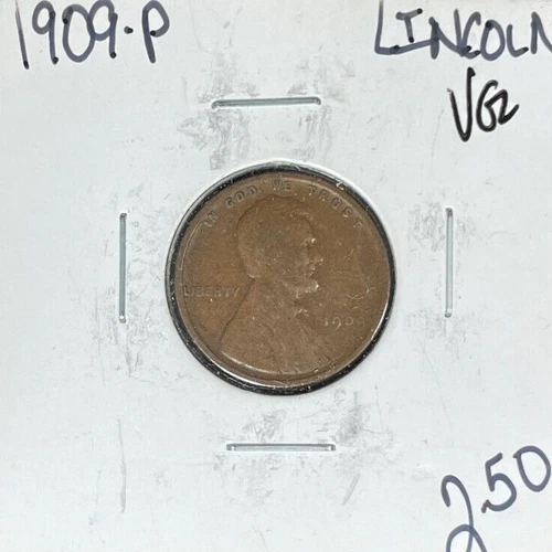 1909-P LINCOLN WHEAT CENT ~ VG ~NICE COIN~