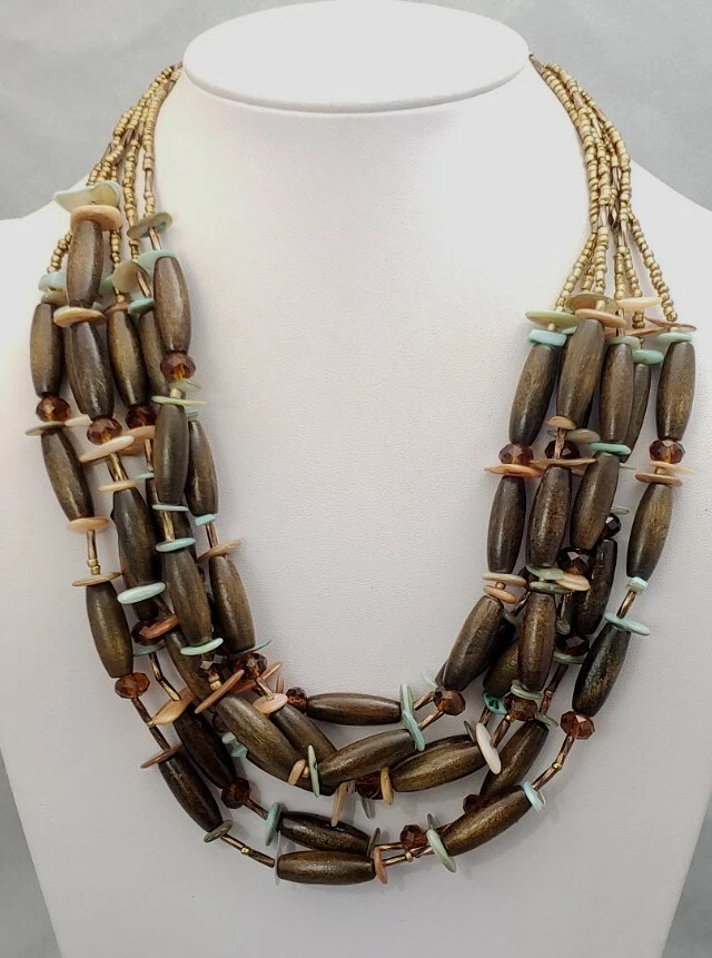 Chunky boho shop necklace