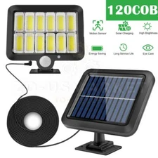 1200000lm LED Solar Street Light Security Flood Lamp Motion Sensor Outdoor Wall