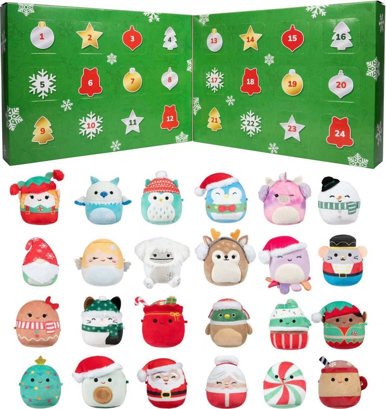 2024 NEW Squishmallows Advent Calendar, 24 Micromallows Holiday Advent Calendar-