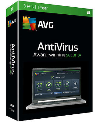 Best Savings for AVG Antivirus 2016 3PC  1 Year New Retail Box Free 2017 Upgrade