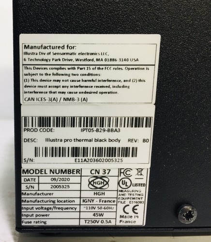 Cuerpo negro térmico Illustra IPT05-B29-BBA3 110 V - Imagen 6 de 7