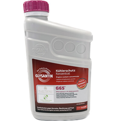 Glysantin G65 Kühlmittel Premium Kühlerschutz Konzentrat 1L Audi VW ...