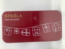 IKEA STRALA LED string light w/ 12 lights, battery operated, gift box 904.406.79