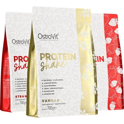PROTEIN SHAKE 700 G -Eiweißquelle für Muskelaufbau, Kraft, Fitness, 23 Portionen - Bild 1 von 3