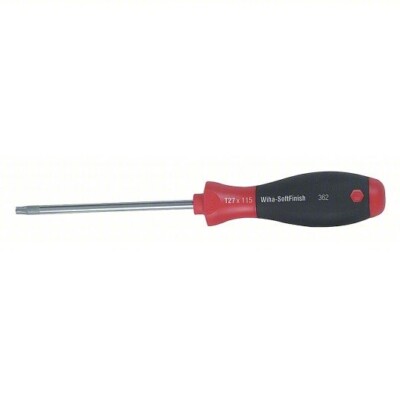 Wiha 36276 Torx Screwdriver with SoftFinish Handle, T15 x 80mm