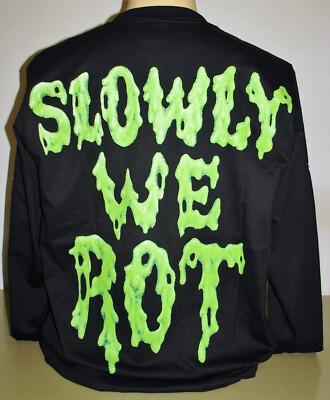 Obituary Slowly We Rot Long Sleeve T-Shirt Size S M L XL 2XL 3XL