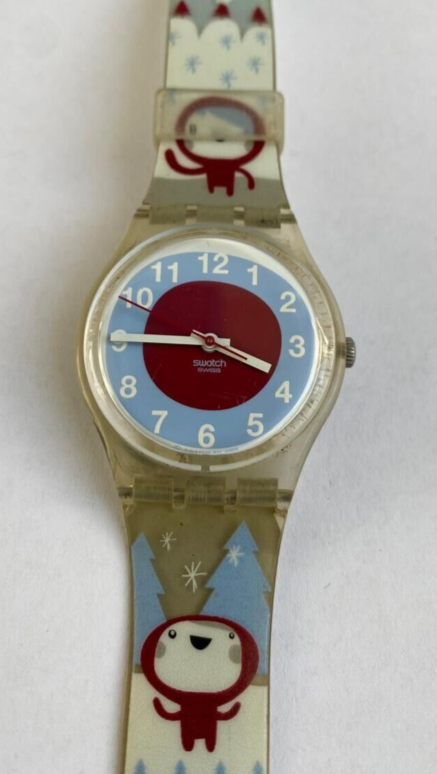 2007 Women's Swatch Originals COSY WINTER GE195 Swiss Made Quartz 34mm Watch