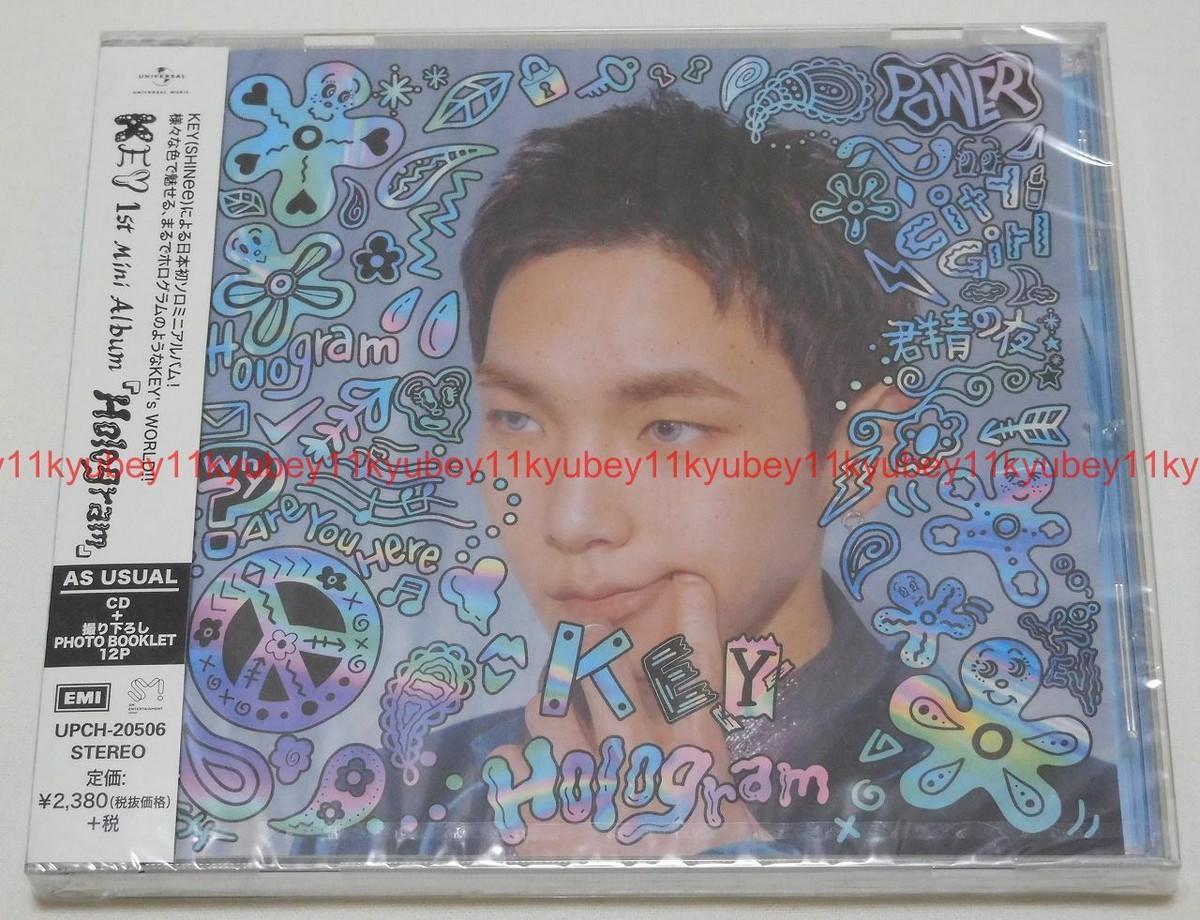 SHINee キー ポラロイド New SHINee KEY Hologram AS USUAL CD Photobooklet Japan UPCH-20506