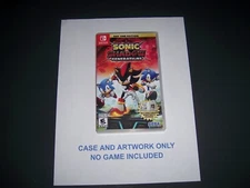 Authentic Replacement Case & Artwork - Sonic Shadow Generations Nintendo Switch