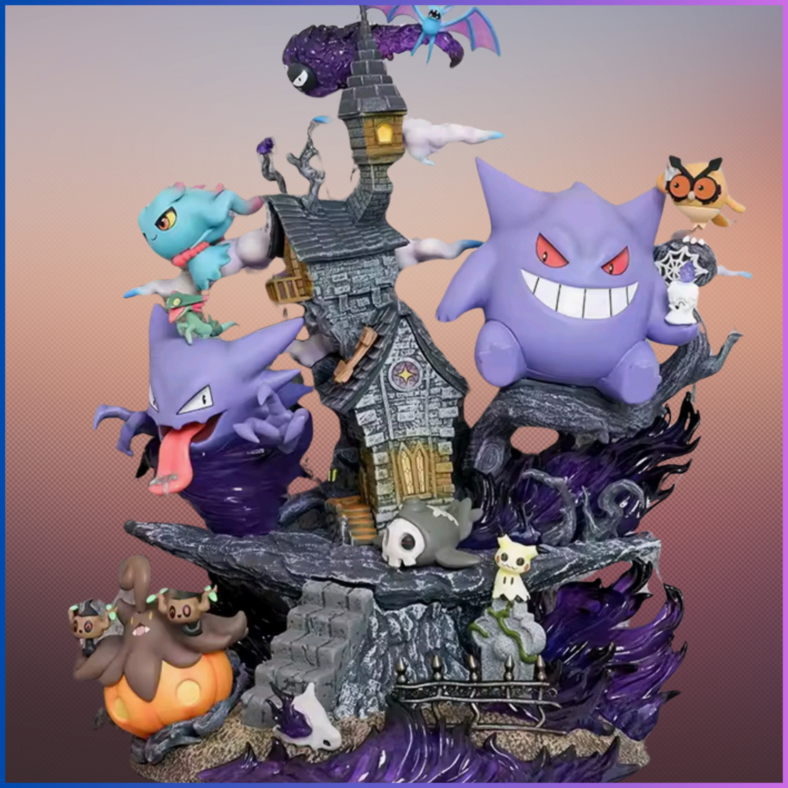 Figurine Pokémon Spectre Gengar de 32 cm pour sublimer votre setup Gaming et bureau