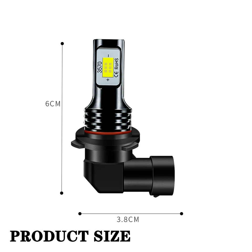 Para Acura Legend 1990-1994 6000k Faros LED Alto/Bajo + Kit Bombillas Antiniebla Foto 2 de 4