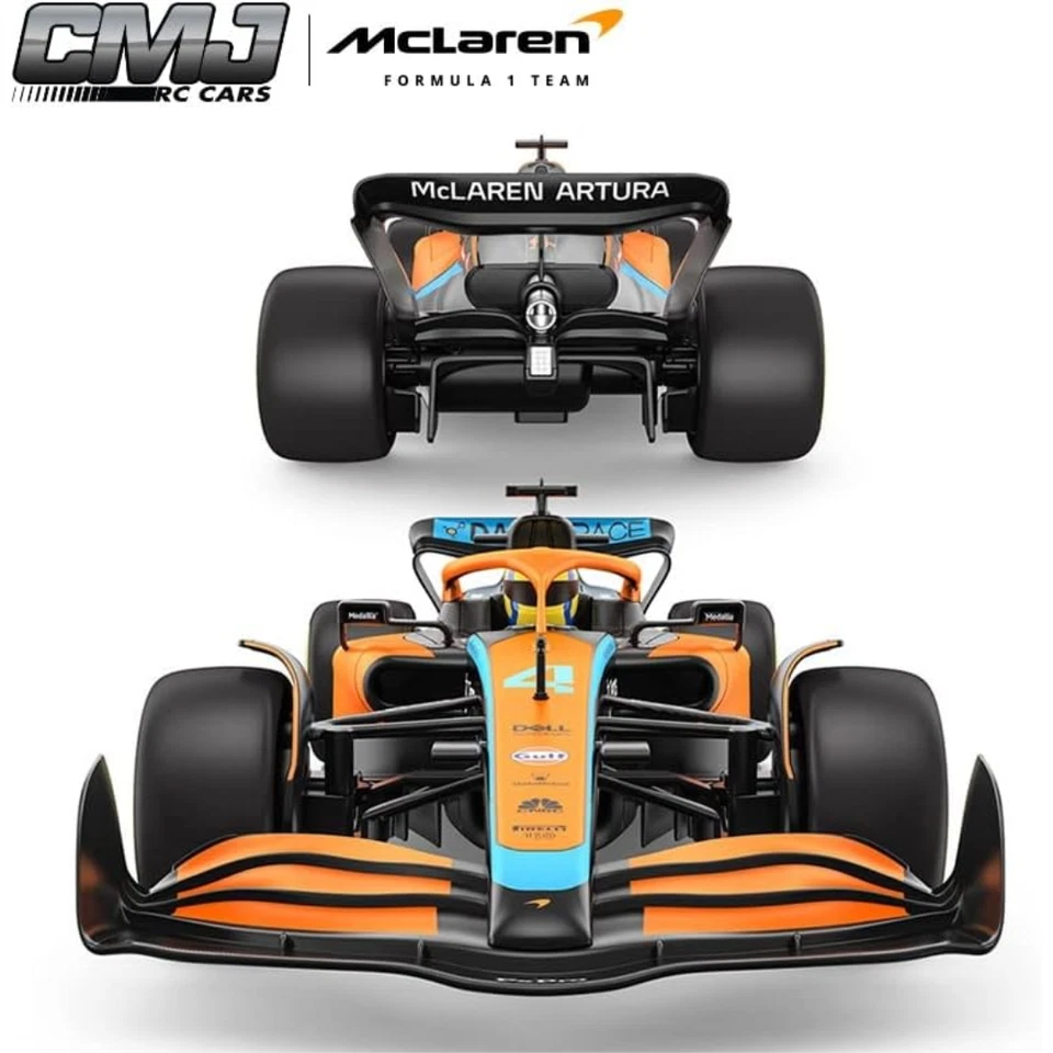 McLaren Racing F1 RC Remote Control Car MCL36 1:18 2.4GHz 2022 Racing Model - Image 2 of 4