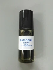 1.25 oz Patchouli Cologne Body Oil Fragrance Roll On Mens One Bottle Large