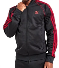 NEW MENS ADIDAS ORIGINALS SUPERSTAR TREFOIL TRACK JACKET ~SIZE XL  #IT7144