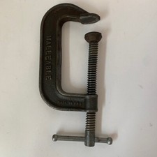 Vintage Craftsman No. 66674 4" C Clamp - Malleable. Made in USA.