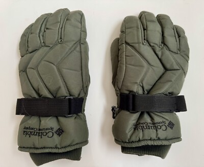 Columbia Gloves Mens Small Full Coverage Snow Winter Leather Palm