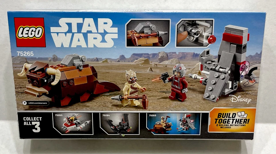 LEGO Star Wars T-16 Skyhopper vs Bantha Microfighters (Series 7) (75265) (NISB) - Image 2 of 2