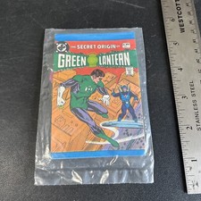1981 Leaf Comic Book Candy DC Secret Origin Green Lantern Sealed Pack & Candy
