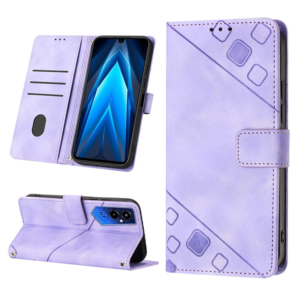 Phone Case For Tecno Pova 4 Pro LG8N Leather Flip Cover Patterned Protector