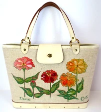 Enid Collins Of Texas Vintage Purse Bag - Zinnias
