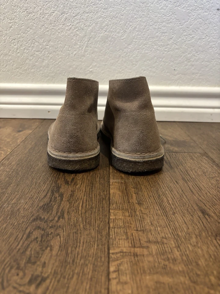 Clarks Originales Desert Chukka Bota Zapatos Marrón Envejecido Gamuza Para Mujer 7.5 Foto 3 de 3
