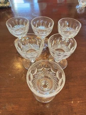 WATERFORD Crystal COLLEEN Short Stem Liquor Cocktail GLASSES 3-1/2" - Set of 6