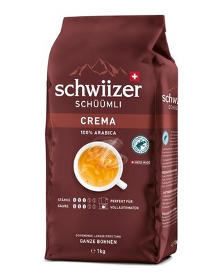 Crema, 100 Prozent Arabica Kaffeebohnen, aromatisch-intensiv, für Vollautomat...