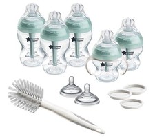 Tommee Tippee Advanced Anti-Colic Baby Bottle Set 12pc, BPA-Free, Newborn